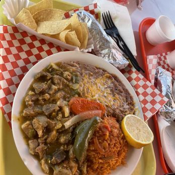 Taco Kings - #8. Chile Verde Combo - Mexican Near Me - Azusa, California