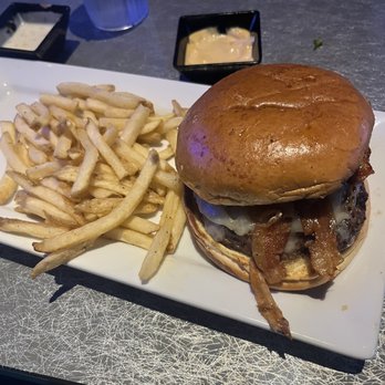 Dave & Buster's Bakersfield - Beastmode bacon burger - Arcades Near Me - Bakersfield, California Dave & Buster's Bakersfield - Beastmode bacon burger - Arcades Near Me - Bakersfield, California