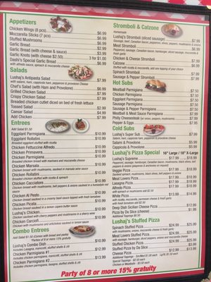 Menu photo 4 Lushajs Pizza Pasta New York Style Euless, TX Menu photo 4 Lushajs Pizza Pasta New York Style Euless, TX