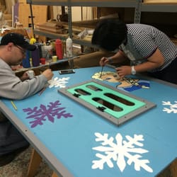 Habitat for Humanity East Bay/Silicon Valley - Volunteers working on the playhouse