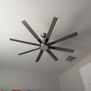Arizona Fans & Blinds - the completed fan - Shades & Blinds Near Me - Gilbert, Arizona
