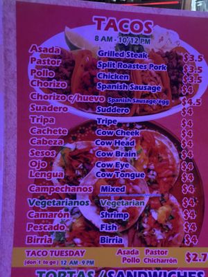 Menu photo 1 Tacos El Papi y Blanca's Bakery Pompano Beach, FL
