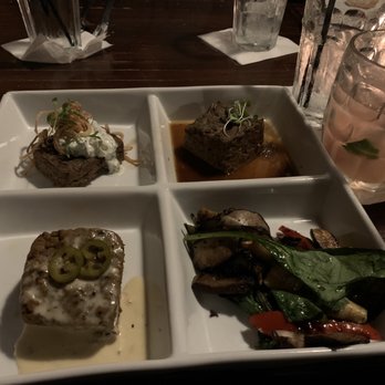 The Turf Room - Meatloaf Flight with a side of veggies - New American Near Me - North Aurora, Illinois The Turf Room - Meatloaf Flight with a side of veggies - New American Near Me - North Aurora, Illinois