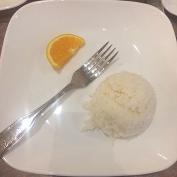 Thai Spice - Portion of rice that comes with the yellow curry - only enough for one person. - Thai Near Me - Cloverdale, California