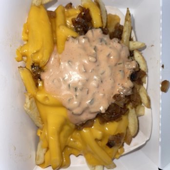 In-N-Out Burger - Close up of the Animal Fries - Fast Food Near Me - Millbrae, California In-N-Out Burger - Close up of the Animal Fries - Fast Food Near Me - Millbrae, California