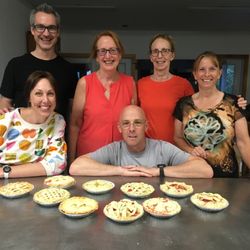 Land Alliance Folk School & Retreat Center - Pie making class.