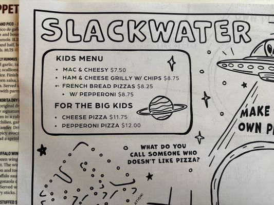 Menu photo 2 Slackwater - Riverwoods Provo, UT