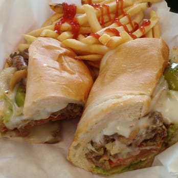 Famous George's Cafe - Rib eye sub - Burgers Near Me - Fort Worth, Texas