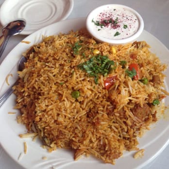 Saffron Grill - Lamb biyirani with raita. So delicious - Indian Near Me - Seattle, Washington