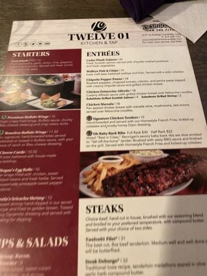 Menu photo 2 Twelve01 Kitchen and Tap Coralville, IA