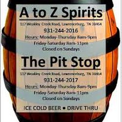 A To Z Spirits - A to Z Spirits - Info and Hours