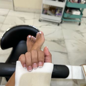 Nail Korea - Gel french and gel pedi - Nail Salons Near Me - Los Angeles, California Nail Korea - Gel french and gel pedi - Nail Salons Near Me - Los Angeles, California