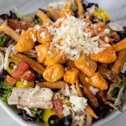 Inferno Pizza - Buff chicken salad
