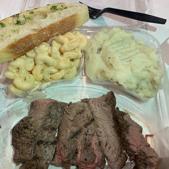 Urban Plates - Grilled Grass Fed Steak w/mashed potatoes and Macaroni & Cheese - New American Near Me - Long Beach, California Urban Plates - Grilled Grass Fed Steak w/mashed potatoes and Macaroni & Cheese - New American Near Me - Long Beach, California