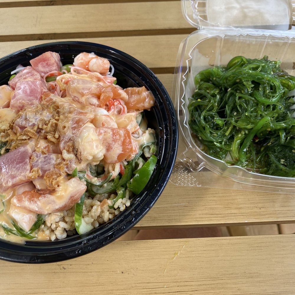 Maui Poke Bowl - Ocean Bowl & seaweed salad - Hawaiian Near Me - Bear, Delaware Maui Poke Bowl - Ocean Bowl & seaweed salad - Hawaiian Near Me - Bear, Delaware