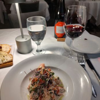 Ammos Estiatorio - Generous lobster salad with wine - Greek Near Me - New York, New York Ammos Estiatorio - Generous lobster salad with wine - Greek Near Me - New York, New York