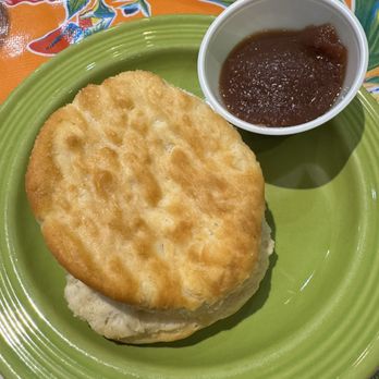 The Flying Biscuit Cafe - Fluffy Flying Biscuit with Cranberry Apple Butter - May 2026 - Breakfast & Brunch Near Me - Raleigh, North Carolina The Flying Biscuit Cafe - Fluffy Flying Biscuit with Cranberry Apple Butter - May 2026 - Breakfast & Brunch Near Me - Raleigh, North Carolina