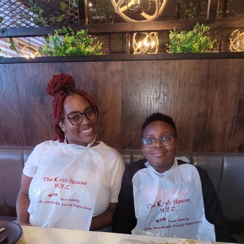 Crab House Brooklyn - My daughter & grandbaby - Seafood Near Me - Brooklyn, New York