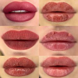 Lip Blush healing process