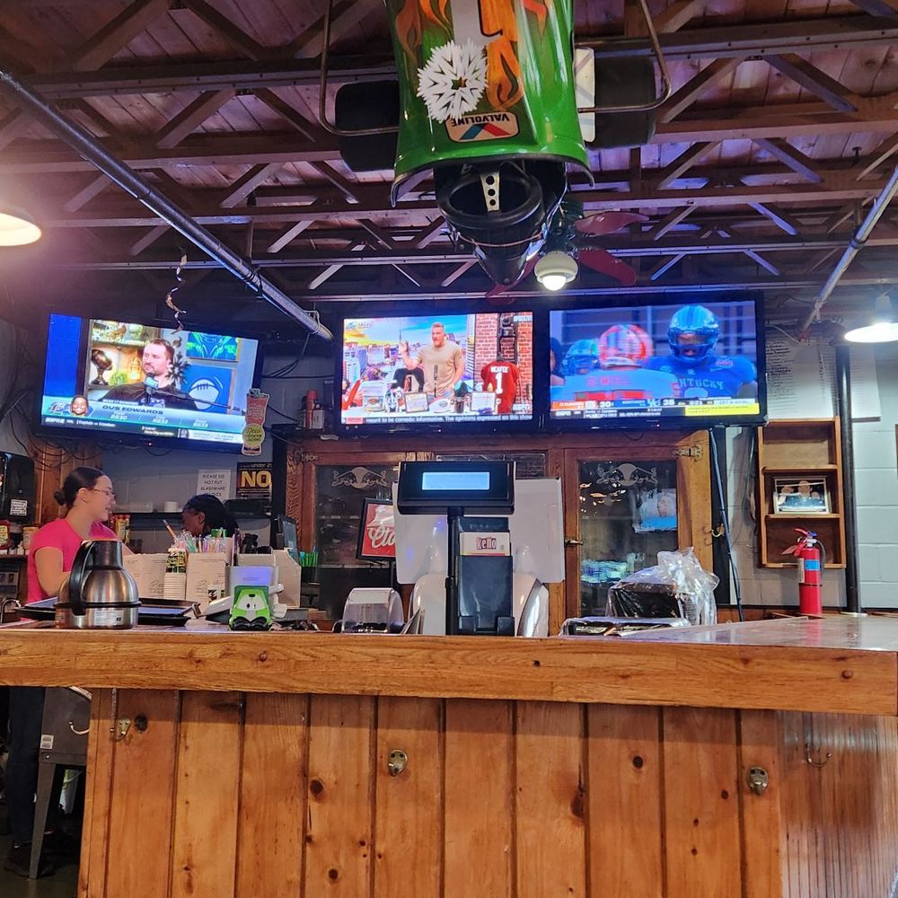 the interior of a restaurant
