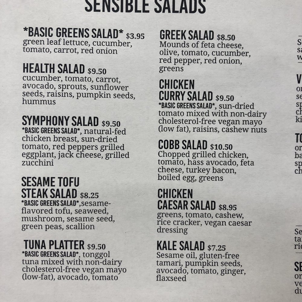 Green Symphony - Vegetarian Near Me - New York, New York