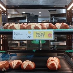Lidl - Is there anything better than fresh pretzel rolls? No. There is not.