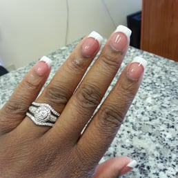 Pink and white