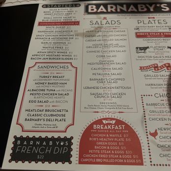 Barnaby's Cafe - Menu - American Near Me - Houston, Texas