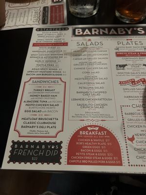 Menu photo 6 Barnaby's Cafe Houston, TX