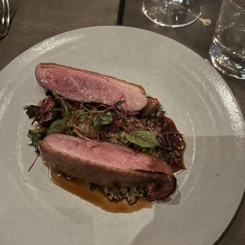 Electric Lemon - Long Island Crescent Duck Breast - New American Near Me - New York, New York Electric Lemon - Long Island Crescent Duck Breast - New American Near Me - New York, New York