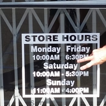 Riverside Cyclery USA - Posted Store Hours Sept 2014 - Bikes Near Me - Riverside, California