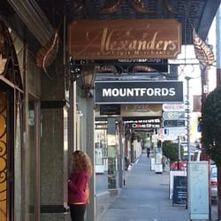 Alexanders Cigar Merchants - signage