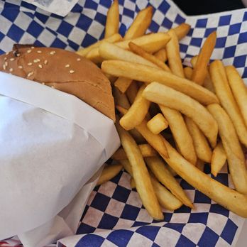 Nick's Super Burgers - Bacon cheeseburger w/ fries - Burgers Near Me - Fullerton, California Nick's Super Burgers - Bacon cheeseburger w/ fries - Burgers Near Me - Fullerton, California