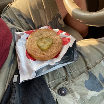 Chick-fil-A - Who wants one pickle on their chicken sandwich? It's just lazy. - Fast Food Near Me - Burleson, Texas