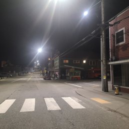 a street at night a street at night