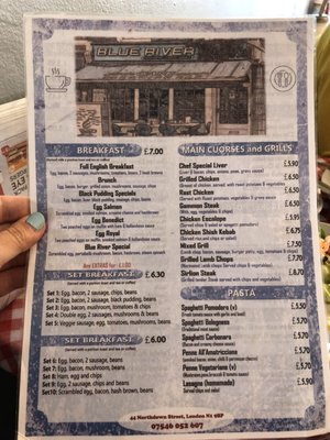 Menu photo 5 Blue River All day Breakfast London, XGL Menu photo 5 Blue River All day Breakfast London, XGL