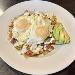 JP's Family Restaurant - Chilaquiles with Chicken