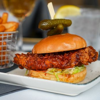 The Grove House - Nashville Hot Chicken Sandwich - New American Near Me - Wildwood, Florida The Grove House - Nashville Hot Chicken Sandwich - New American Near Me - Wildwood, Florida