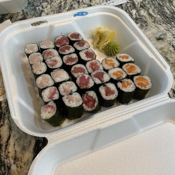 Sushi Raku - Yellowtail, tuna, salmon hosomaki. - Japanese Near Me - Tamarac, Florida Sushi Raku - Yellowtail, tuna, salmon hosomaki. - Japanese Near Me - Tamarac, Florida