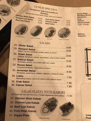 Menu photo 2 Robert's Russian Cuisine Los Angeles, CA Menu photo 2 Robert's Russian Cuisine Los Angeles, CA