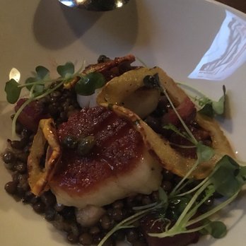 Monteverde - Roasted Sea Scallops | pork belly, lentils, delicata squash - Italian Near Me - Chicago, Illinois Monteverde - Roasted Sea Scallops | pork belly, lentils, delicata squash - Italian Near Me - Chicago, Illinois