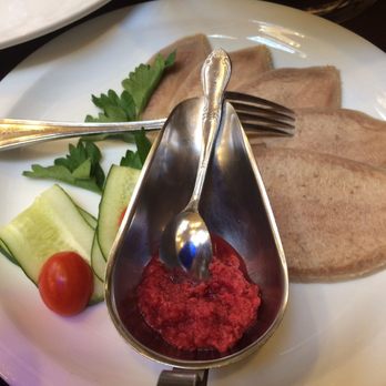 Skovorodka - Beef tongue was very good. Could have used a larger portion for our big group. - Russian Near Me - Brooklyn, New York