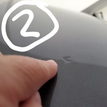 RLine Dent Repair - Results after another guy's attempt (failed). - Mobile Dent Repair Near Me RLine Dent Repair - Results after another guy's attempt (failed). - Mobile Dent Repair Near Me