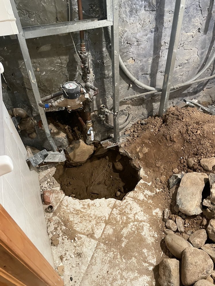 Slide of Empire Water Main & Sewer