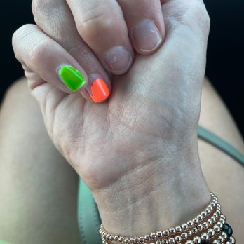 Top City Nails - This was only 6 days after I got a gel manicure. They were peeling off everywhere. - Nail Salons Near Me - Riverside, California
