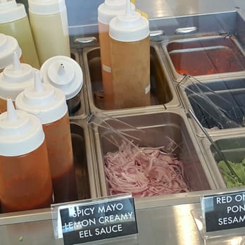 Poke Bistro - Sauces and finishing touches. - Seafood Near Me - Riverside, California