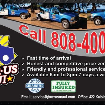 Tow R Us Maui - Roadside Assistance Near Me - Kihei, Hawaii Tow R Us Maui - Roadside Assistance Near Me - Kihei, Hawaii