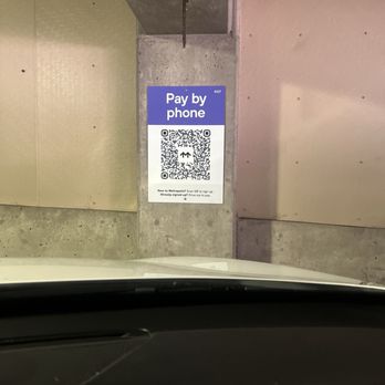 Walnut Street Garage - Pay by phone reminder near the parking spaces in the garage - Parking Near Me - Harrisburg, Pennsylvania Walnut Street Garage - Pay by phone reminder near the parking spaces in the garage - Parking Near Me - Harrisburg, Pennsylvania