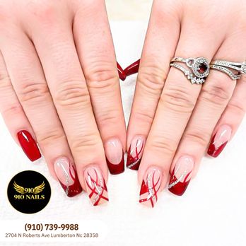 910 Nails - Bloom, but refined. Florals done with restraint and precision. Book your spring edit. - Nail Salons Near Me - Lumberton, North Carolina