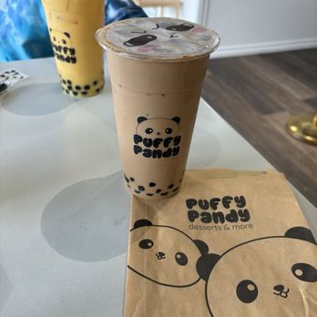 Puffy Pandy - Panda Co-Tea, Mango Milk - Desserts Near Me - Seattle, Washington